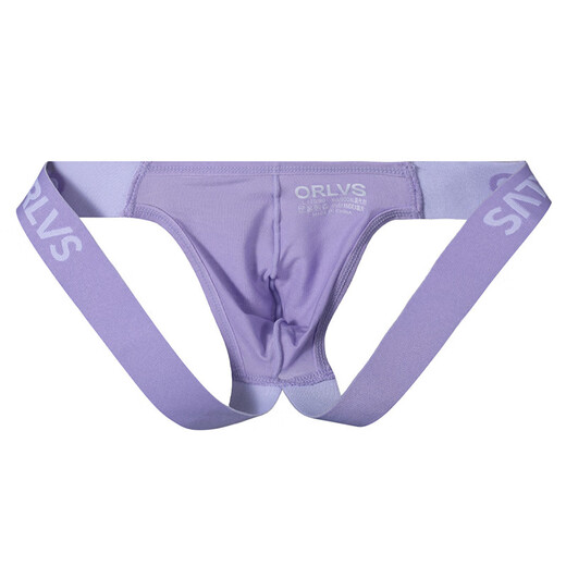 
No waist-free sex underwear gay men's thong sexy low waist double thigh exposed hip-free T-trousers Green M