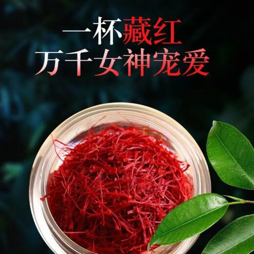 北京同仁堂正宗西藏藏红花西红花特级藏红花中药材月经不调养颜瓶装泡酒 野生长丝藏红花[五瓶]