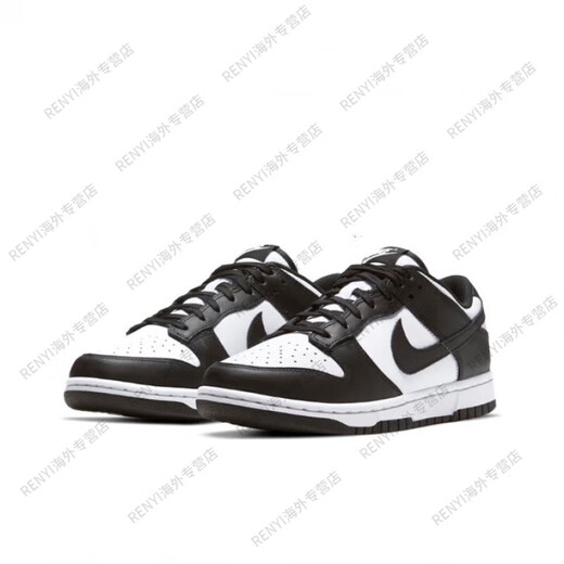 Nike (NIKE) DunkLow WhiteBlack Panda Retro Unisex Low-top Shoes Official Flagship Authentic DD1391-400 37.5