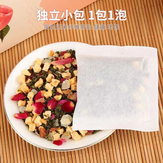 Pfirsich Oolong Tea Bag Blume und Obstbeutel Tee Kombination Gesundheit Obst Tee kleine Packung Kaltbriechte Teepaket Kombination kleiner Beutel Pfirsich Oolong Tee 6 Taschen-30 Taschen