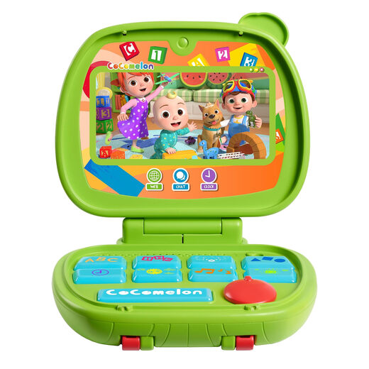 Cocomelon Singing Learning Laptop Toy for Kids Lights Sounds and Music Encourages Recognition