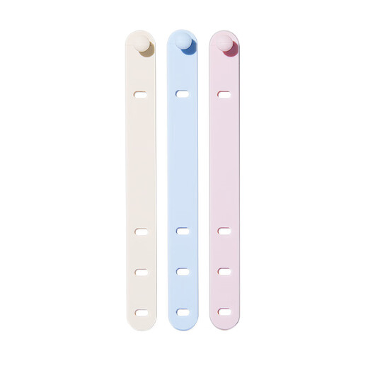 Green Velcro tie tie data cable storage management cable with fixed cable management computer cable power cable tie silicone bundling cable tape off white 3 packs