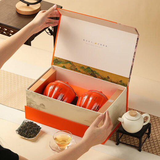 去寻乌龙茶安溪铁观音特级茶叶礼盒装320g非遗传承技艺父亲节送礼品物