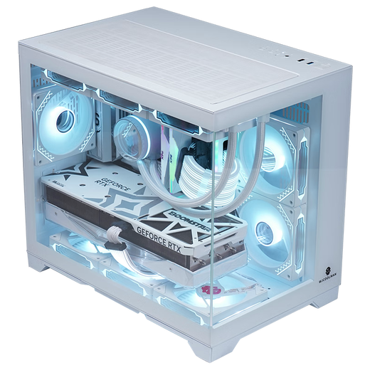 ASUS i5 14600K/U7 265K/AMD Ryzen 7800X3D/9800X3D cardless barebone system assembly computer DIY white desktop complete machine AI game console Ultra 5 245KF+ cardless transition machine configuration five