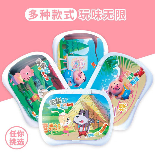 婴幼宝宝儿童益智早教点读学习机迷你掌上中英文拼音启蒙乘法口诀小电脑玩具多功能学习机 电脑蓝色