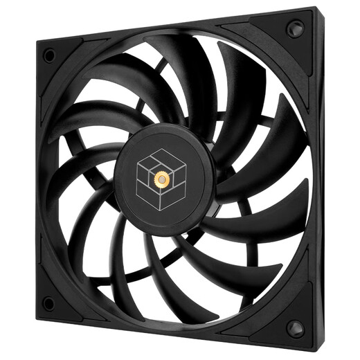 利民（Thermalright）TL-C12015B 1800转薄款黑色风扇 12cm机箱散热风扇 TL-H12015B 黑色单只装【15mm厚度】