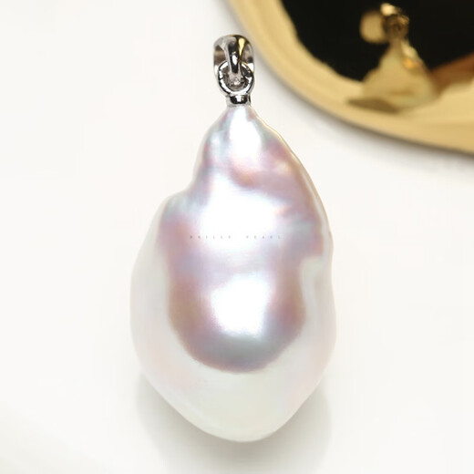 Shumo Aurora White Transparent Colorful Natural Freshwater Baroque Shaped Pearl s925 Silver TPYC TPYC212