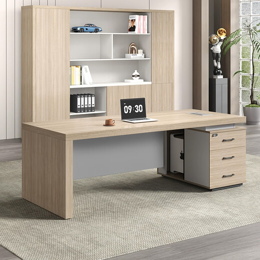 Lanran desk boss desk computer desk office furniture executive manager desk simple modern desk 1.6m without chair