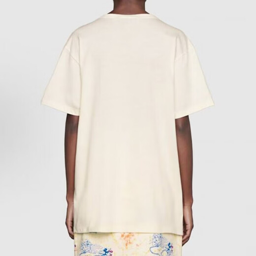 
Gucci Love Parade FW22 letter round neck short sleeve drop rotator sleeve T-shirt same price as 618 off-white 492347-XJB7W-9756 XXS