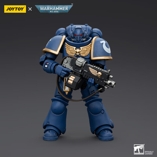JOYTOY战锤K仲裁者:关节可动兵人模玩极限战士 太空野狼6625