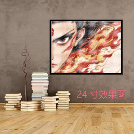 语森忆哪吒钉子画材料包敖丙画图钉画手工包纪念品魔童闹海周边生日礼物 钻石画--7371木质框+工具+彩盒