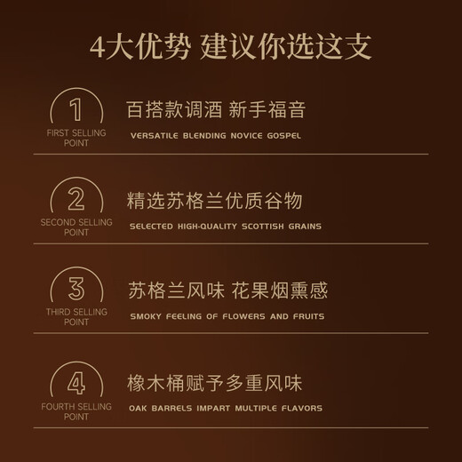 路易马西尼苏格兰洋酒威士忌40°烈酒酒吧可乐桶调和型微醺自饮调酒聚会 卡尔夫人整箱装700mL*6