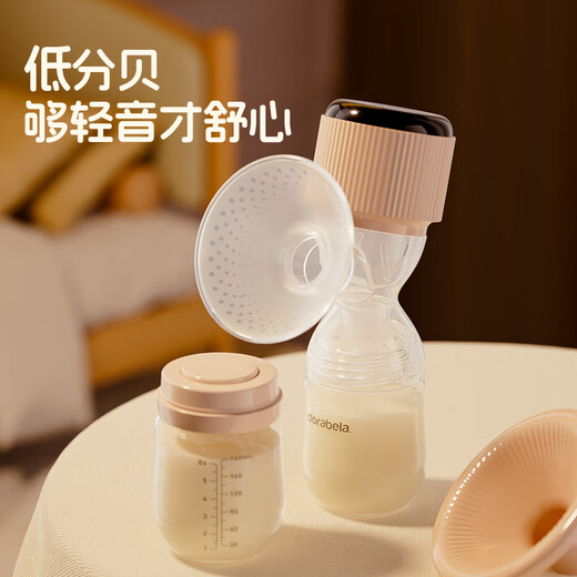 多啦贝啦(Dora bela)电动吸奶器 自动挤拔奶器便携一体式吸乳器孕妇产后按摩催乳6008
