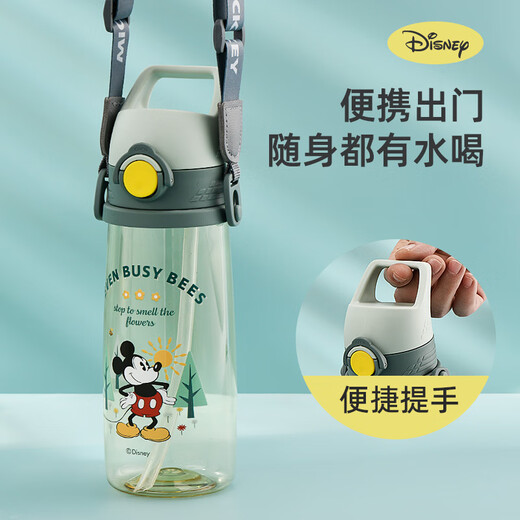 
Disney water cup PPSU cup 680ML children's water cup straw portable high temperature resistant plastic cup 6646 Miqi