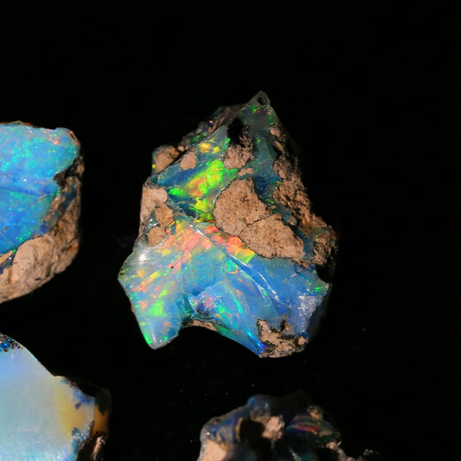 Opal stone raw stone natural l African dry blue opal raw opal crystal color treasure mine xt21
