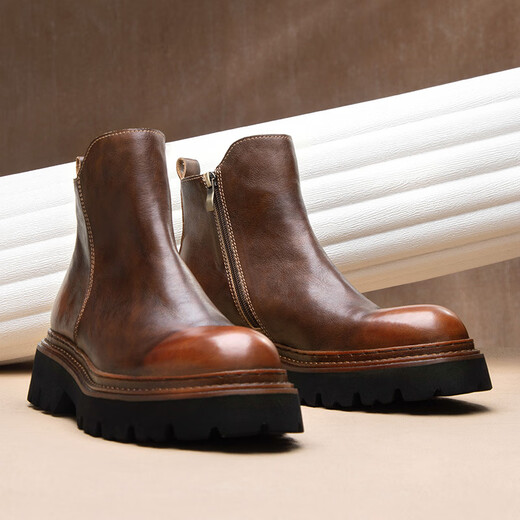 Cowhide Mid Top Подлинные кожа