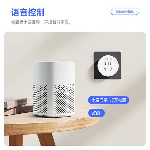 gosund电小酷智能插座 语音控制 接入米家 10A插座联动家电 智能插头 定时开关加湿器/电脑/蚊香液 CP1