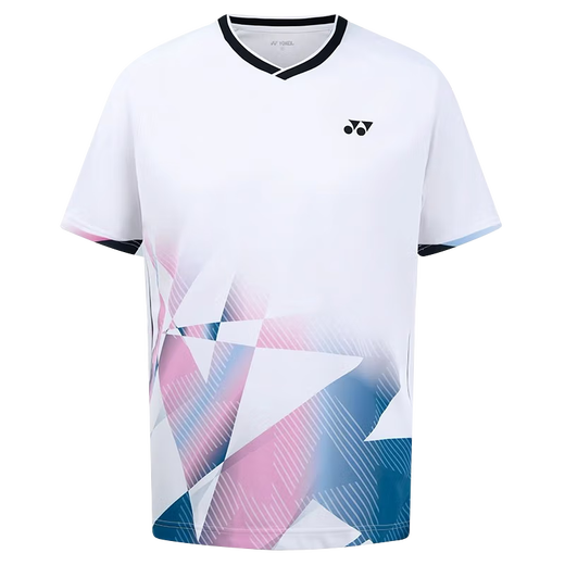 YONEX Yonex vêtements de badminton entraînement de compétition T-shirt de sport respirant absorbant la sueur pour hommes 110095BCR blanc O