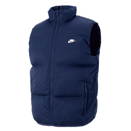 Nike (Nike) Men's New Sportswear M NK Club Puffer Vet Casual Fashion Fashion Trend COFÍBLE Vestible FB7374-410 S
