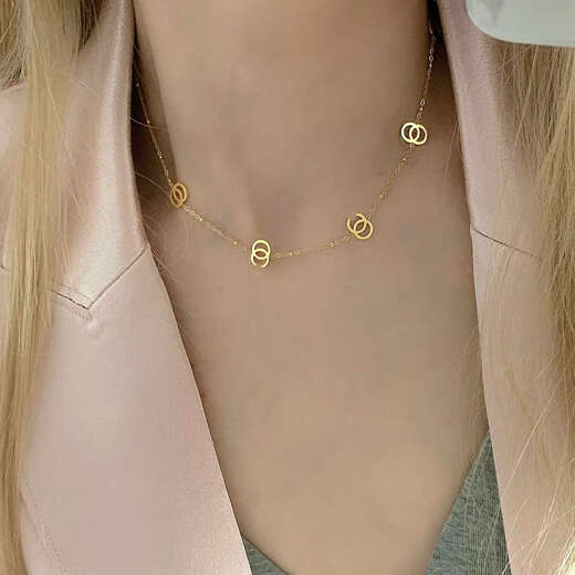 Muqian black love peach heart necklace women's titanium steel non-fading niche advanced clavicle chain autumn and winter sweater chain short new style black peach heart