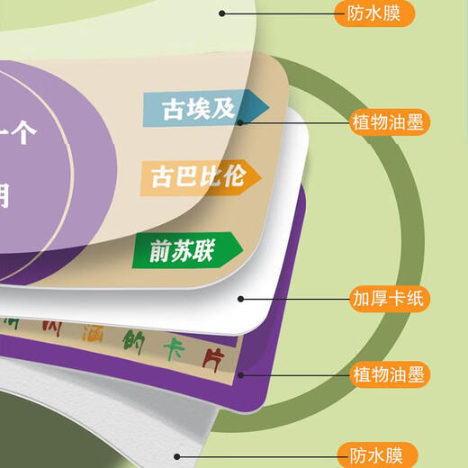 薇欧漫百科知识能量卡中小学生常识科普认知益智卡片桌游扑克牌儿童玩具 4盒全套加厚672张不重复