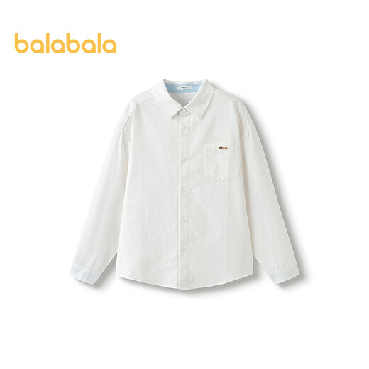Balabala children's clothing boys long-sleeved shirts children's tops 2025 new spring wear college style versatile 209125102101