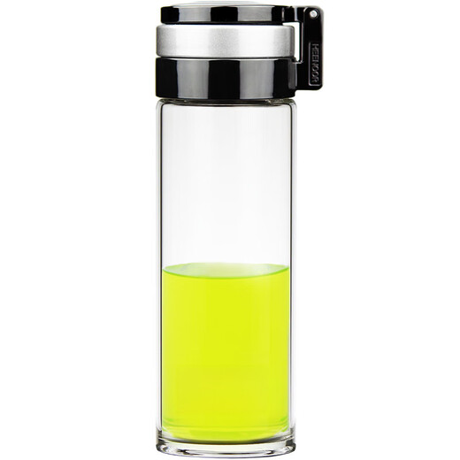 玻璃杯单层便携水杯男过滤手提环大容量6076西诺杯子695 xn-6076 695ml 0只