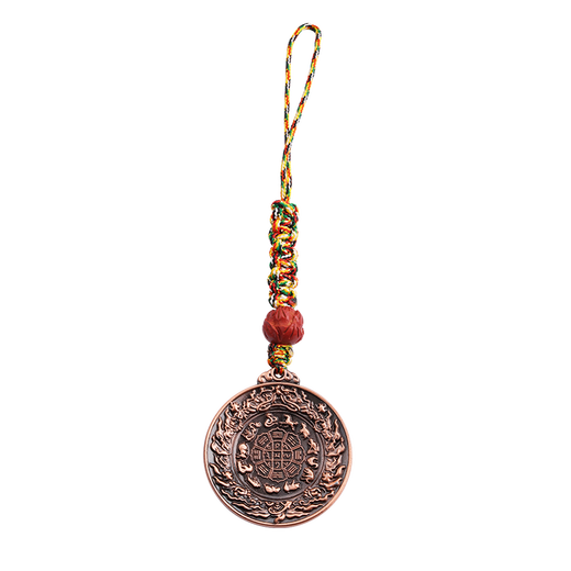 Potala Palace Cultural and Creative Nine Palaces Bagua Card Moving to New Home Living Room Pendant Car Portable Opening Accessories Creative Small Gifts Nine Palaces Bagua Brand Black