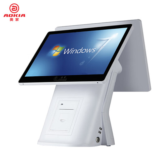 Aojia single and dual-screen cash register all-in-one machine for catering restaurants, supermarkets and convenience stores cash register cash register weighing system Meituan scan code ordering machine mother and baby fast food milk tea takeaway order