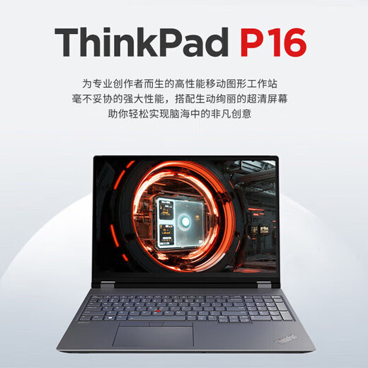 ThinkPadP16高端设计师本 2024款AI可选联想16英寸高性能建模渲染图形工作站商务办公工程设计笔记本电脑 I7-14700H RTXA2000 2.5K屏 订制升级： 192内存 8T固态