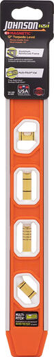 Johnson Level and Tool 14211200 12-inch magnetic aluminum reinforced level