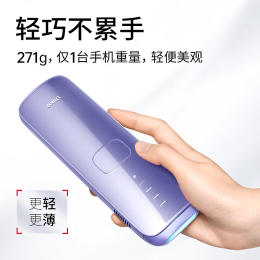 Ulike Sapphire Freezing Point Hair Removal Device Air3 Crystal Purple Shaver Hair Removal Women's Whole Body Private Parts Home Hair Removal Device Hair Cleaning Festival Girl Gift