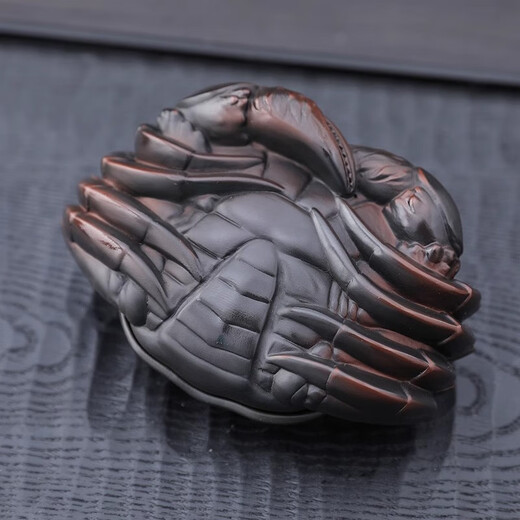 Dingjiacheng purple pottery crab tea drain all-ceramic one-piece filter set can raise tea pets ornaments household tea filter net tea partition crab filter tea pet