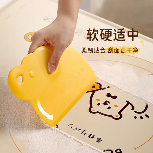 Mengyier noodle knife, scraper, noodle scraper, baking tool, food-grade handmade dough knife, kneading pad, scraper, household hand-rolled 1-piece elephant noodle knife