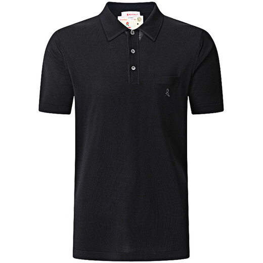 
Mengtejiao imported bright silk / counter style / men's T-shirt 2025 summer new thin cool breathable anti-wrinkle short-sleeved POLO shirt 9195 burgundy XS (155) 2 sizes