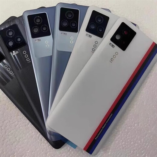 Suitable for iqoo7 original mobile phone back cover 8 original tempered glass back screen 9 battery back cover replacement back shell IQOO7 legendary white accessories with frame mirror