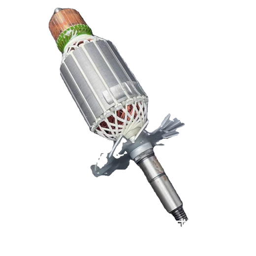 Kezhitu Fucheng personnalisé Fuchuang Bohai Benqi Baiyun Ziguang 8011d Jinshang 838 355 Rotor de machine de coupe de ceinture Bohai 8011d Rotor [Arbre arrière 10 mm] + brosse en carbone