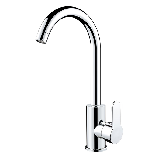 Kitchen sink faucet hot and cold sink faucet Big curve hot and cold kitchen faucet + 60cm pipe