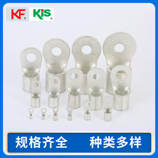 XMSJ定制适用克爱斯系列圆型型接线端子焊口紫铜欧标 RNB22-12250只/包
