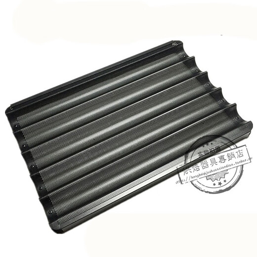 Moule 1595 plate à pâtisserie à quatre emplacements à cinq emplacements, plateau de cuisson à baguette anti-assistant à 5 emplacements à 5 stick, méthode SN15864 Méthode sans limites de la méthode de cuisson à guichet unique 86 86