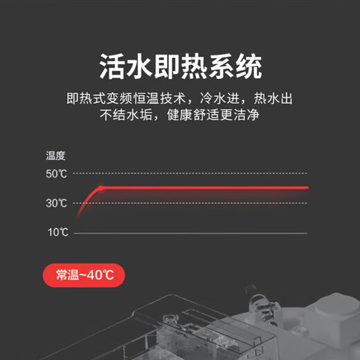 Kohler (KOHLER) household smart toilet all-in-one fully automatic instant hot flushing and sterilization dual waterway toilet gray screen-standard version-instant hot flushing-warm air drying 305/300mm