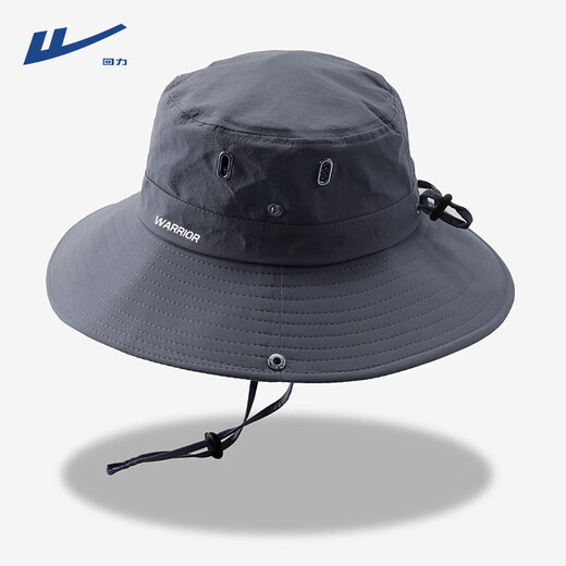 Warrior Hat Men's Sun Protection Sun Hat Summer Western Cowboy Outdoor Hiking Mountaineering Fisherman Hat Women's Fishing UV Protection Gray UPF50+ Breathable and Refreshing