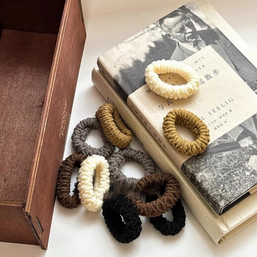 86 pcs Internet celebrity Korean style widened and thickened hair rope, high elastic rubber band, high ponytail head rope, durable hair ring, hot style hair rope spree, 86 pcs