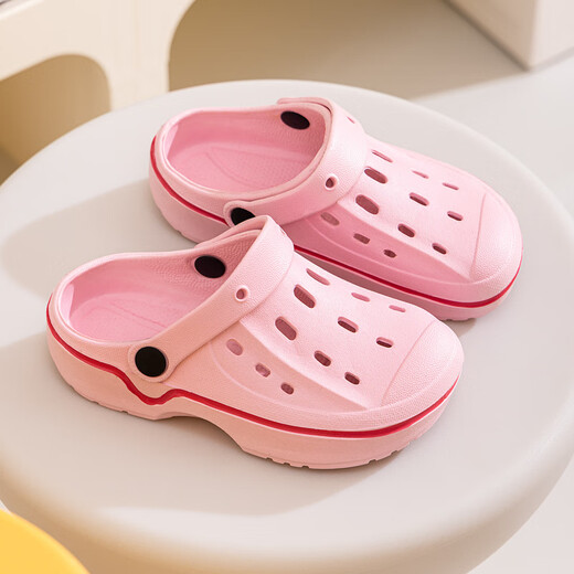 New style children's hole shoes for summer drifting men and women's parent-child garden shoes for indoor and outdoor slippers size 30-45 painted dark blue 34-35
