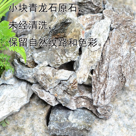 OIMG natural micro landscape original color blue dragon stone aquarium fish tank moss plant potted plant decoration grass tank tropical fish breeding turtle 10-12 cm blue dragon stone buy 3 pieces solid hair 5 pieces