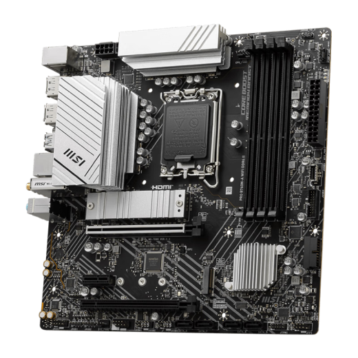 MSI B660M B760M Z790 B660 Mortar Mortar Blasting Bomb WiFi Z690 Blade Titanium Desktop Computer Motherboard E-sports Game Motherboard MSI B760M-A WIFI DDR4 II