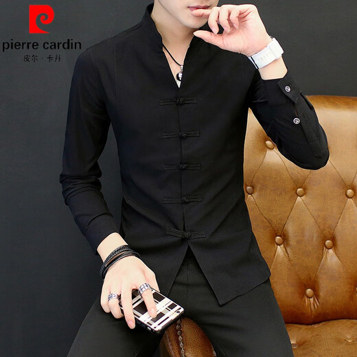 Pierre Cardin Men's Shirt à manches longues printemps et automne