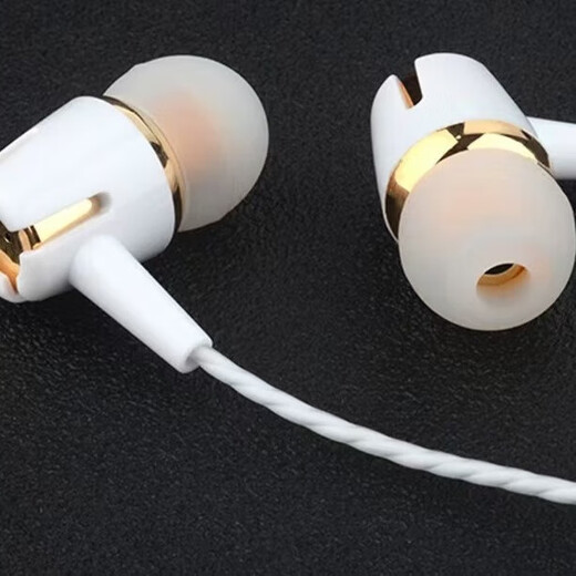 Stylish and atmospheric wired headphones with 3.5mm interface, adjustable volume, universally applicable to oppo, Xiaomi, vivo, Huawei computers and tablets, cross wired headphones (with volume control), black