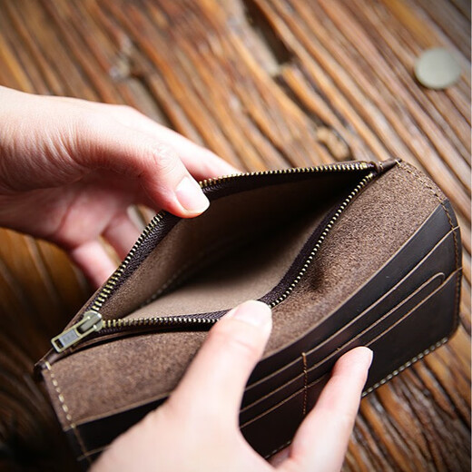 Colrtn Kwecr Men's Long Wallet Business Casual Clutch Clutch Sac réel Sac à main de grande capacité sac de téléphone mobile Luxury CK jaune 19 * 10 * 2