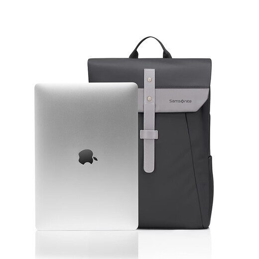 Samsonite -Rucksack für Männer und Frauen Universal Business Pendeln Reise Freizeit Computerbeutel wasserdichte Schulbag TR1 Schwarz